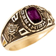 112 Girl's Classic Square Class Ring